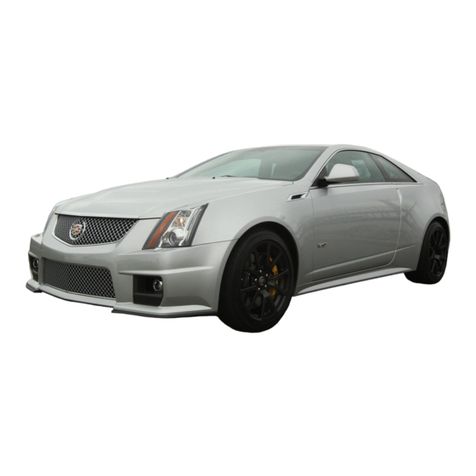 Cadillac CTS COUPE - SPECIFICATIONS 2011 User manual Cadillac CTS COUPE - SPECIFICATIONS 2011 User manual