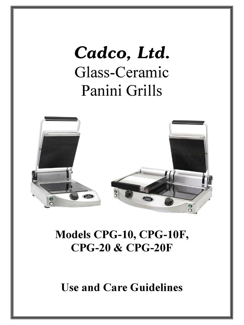 Cadco CPG-20 Owner's manual