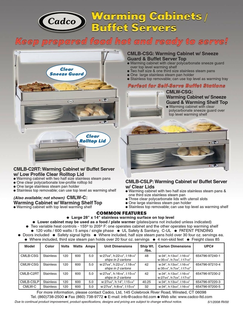 Cadco CMLW-C User manual