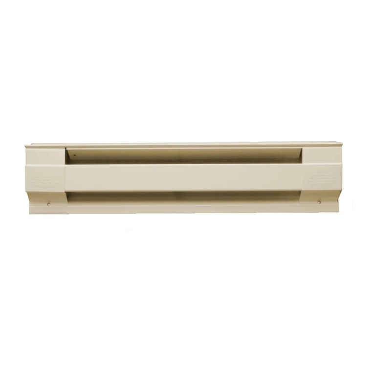 Cadet 10F2500 User manual