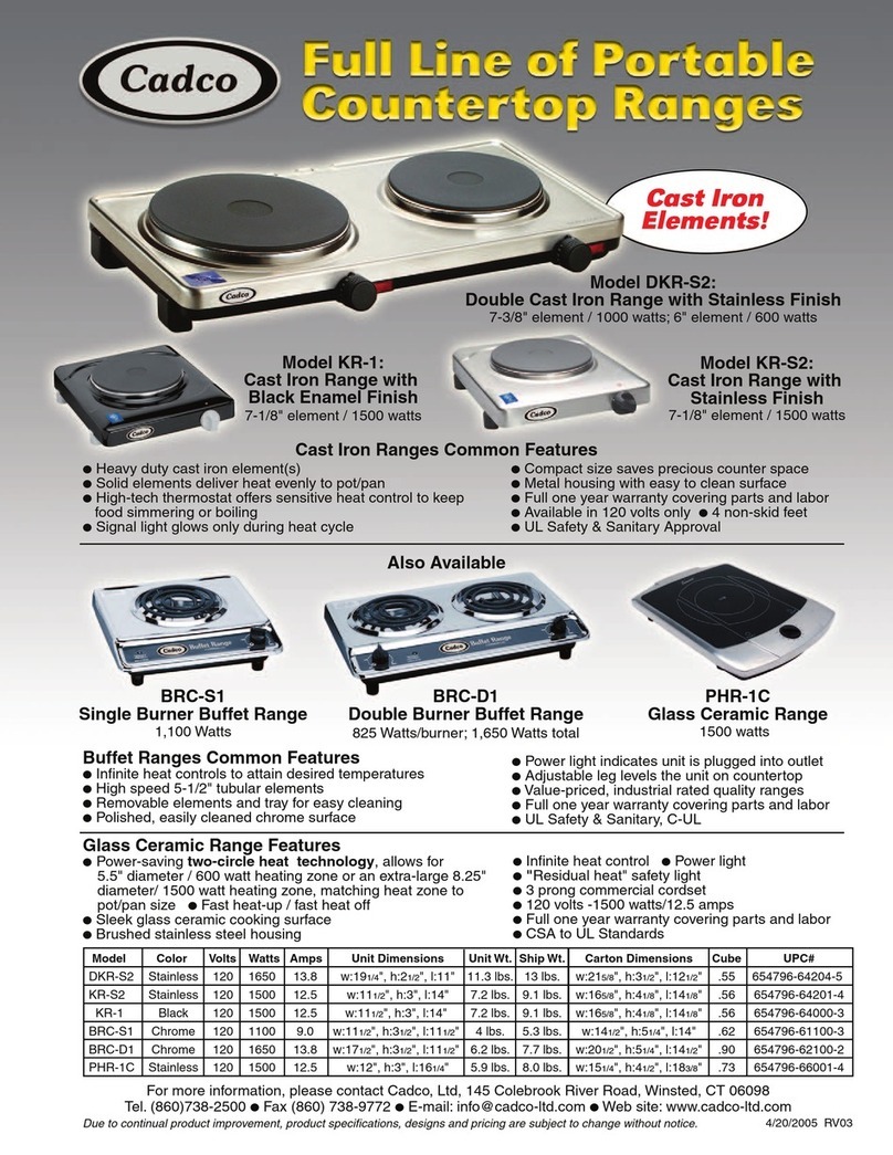 Cadco DKR-S2 Brochure & specs