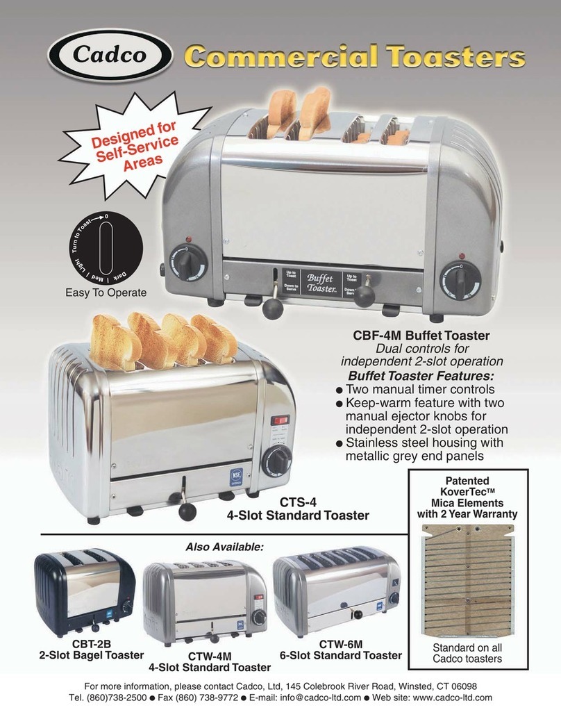 Cadco CBT-2B User manual