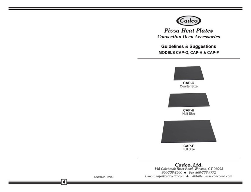 Cadco CAP-F Instruction Manual
