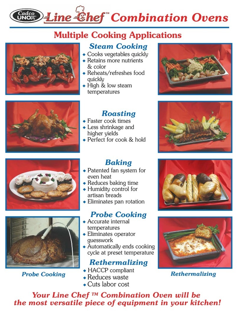 Cadco Line Chef CMCA User manual