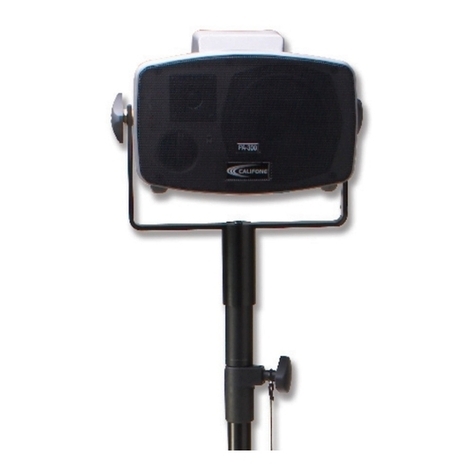 Califone PresentationPro PA300 Plus owner's manual