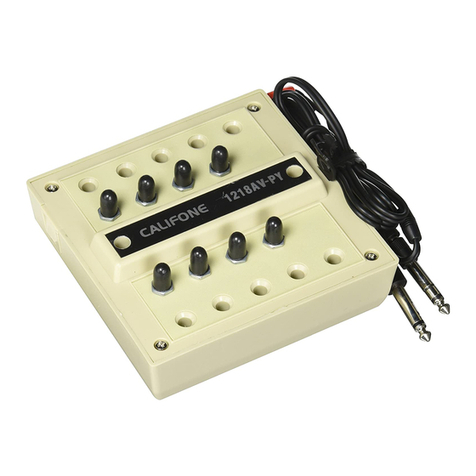 Califone 8-Position Listening Center 1218AV-01 User manual