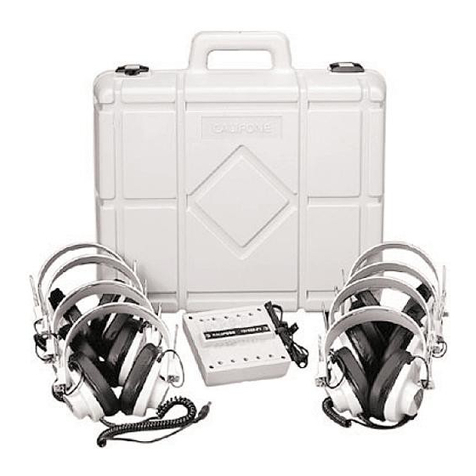 Califone 8-Position Listening Center 1208AVP-01 User manual