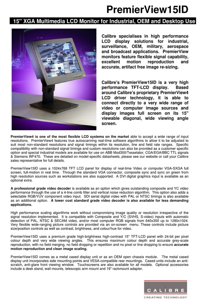 Calibre 15ID User manual