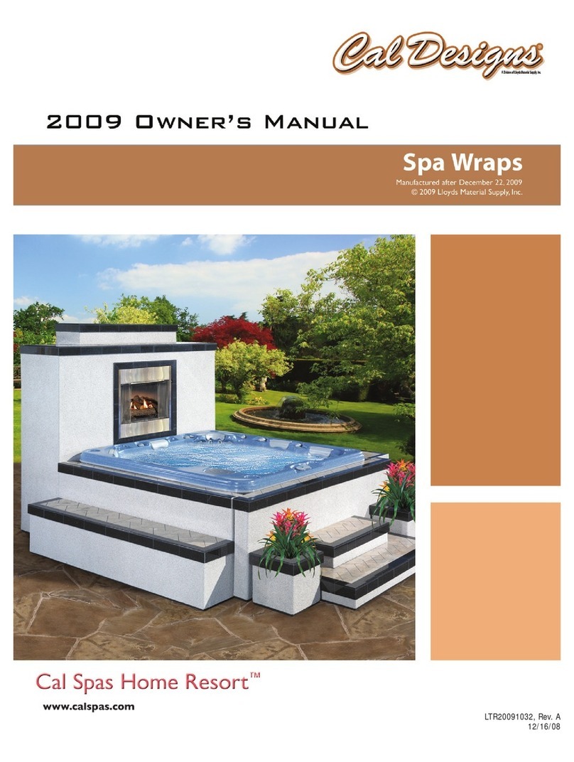 Calspas Spa Wrap User manual