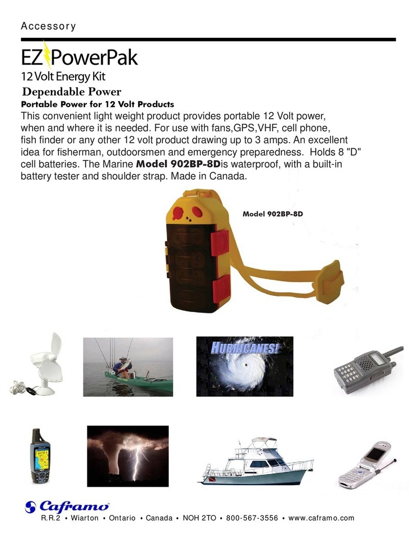 Caframo EZ PowerPak 902BP-8D brochure Caframo EZ PowerPak 902BP-8D brochure