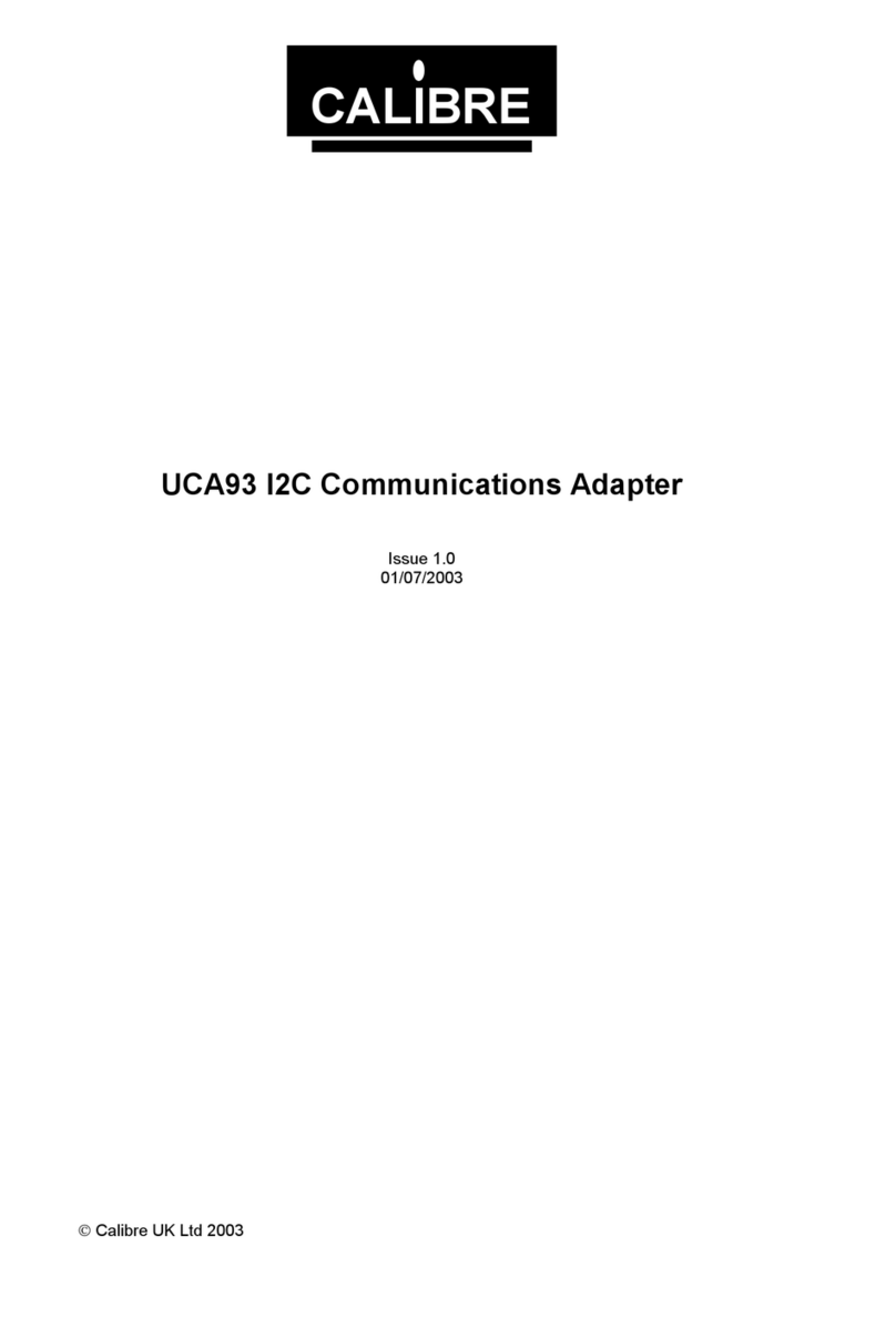 Calibre UCA93 owner's manual