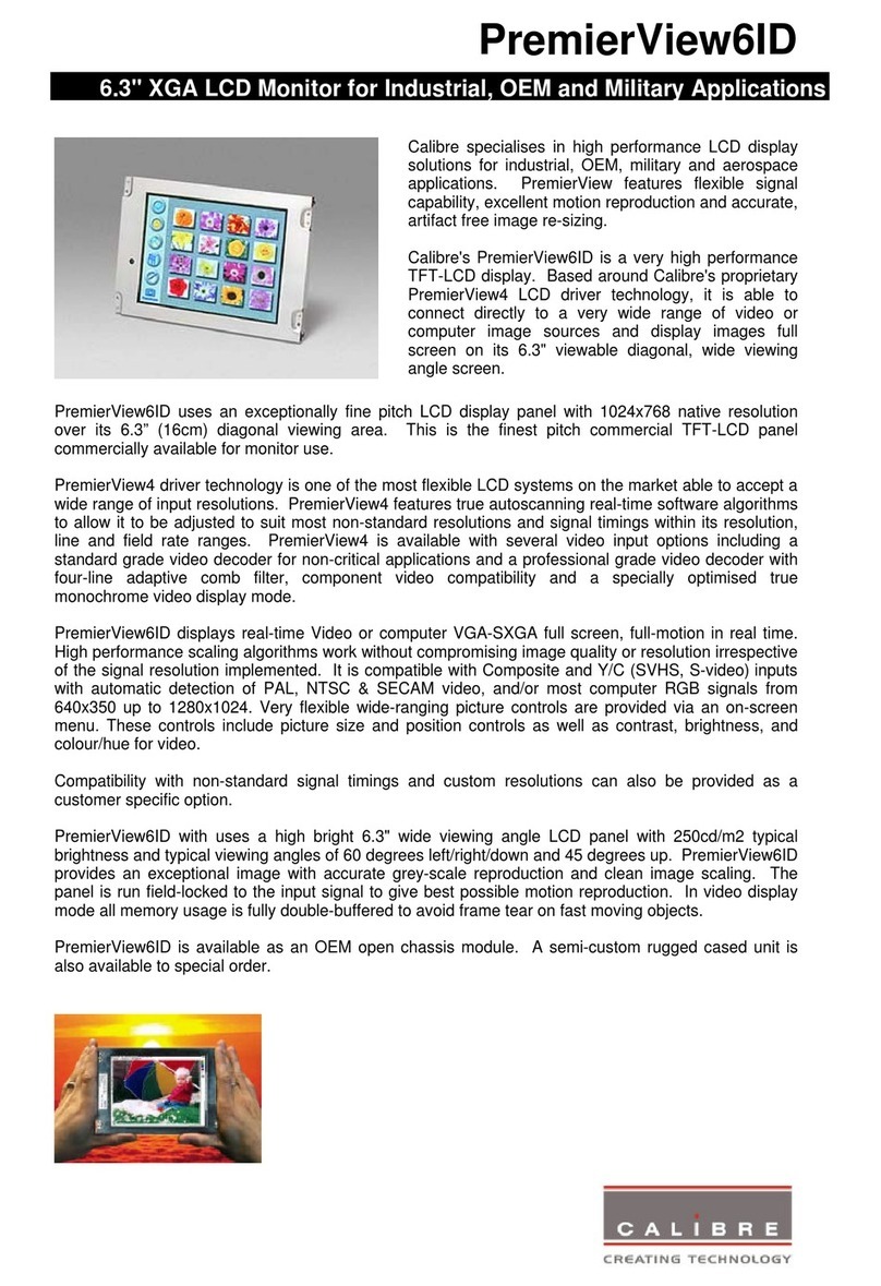 Calibre PremierView 6ID Manual