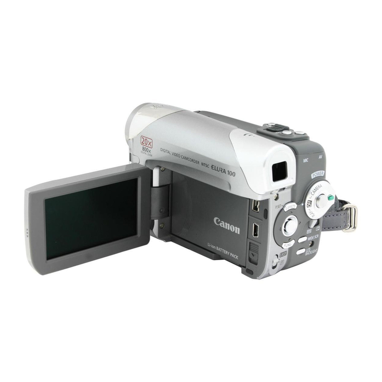 Canon Elura 100 User manual Canon Elura 100 User manual
