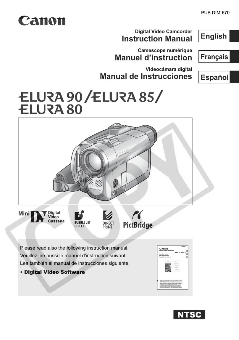 Canon ELURA 80 User manual