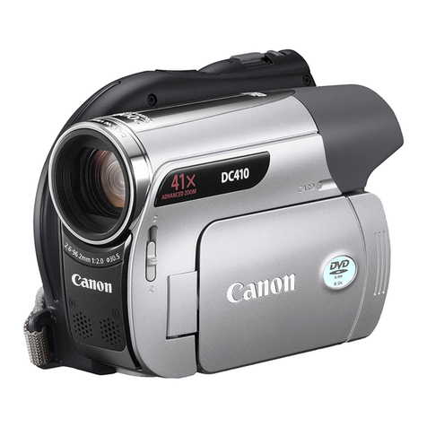 Canon DVD CAMCORDER DC410 User manual Canon DVD CAMCORDER DC410 User manual