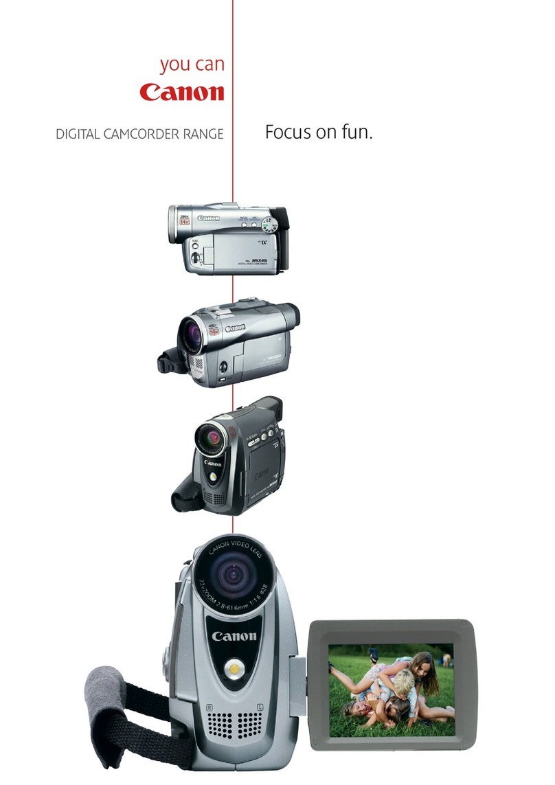 Canon MVX300 User manual