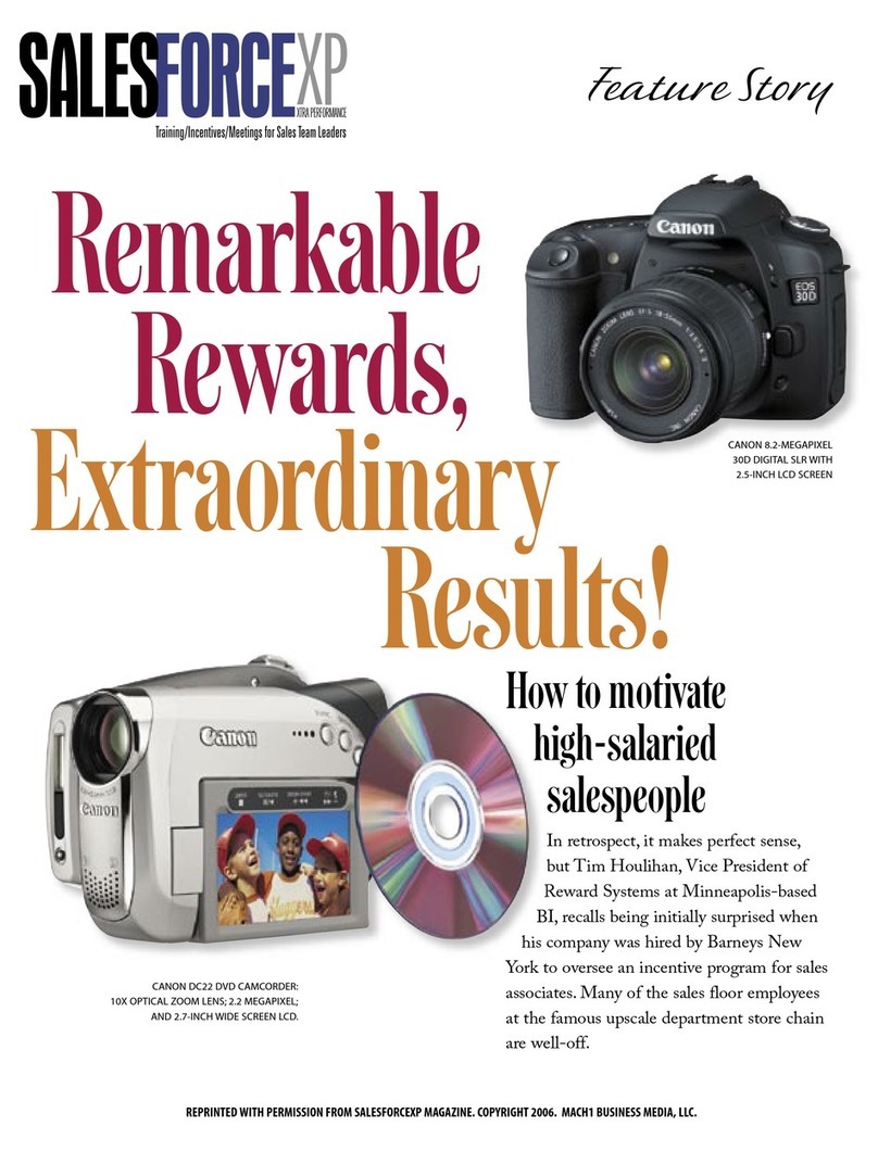 Canon PICTBRIDGE DC22 User manual