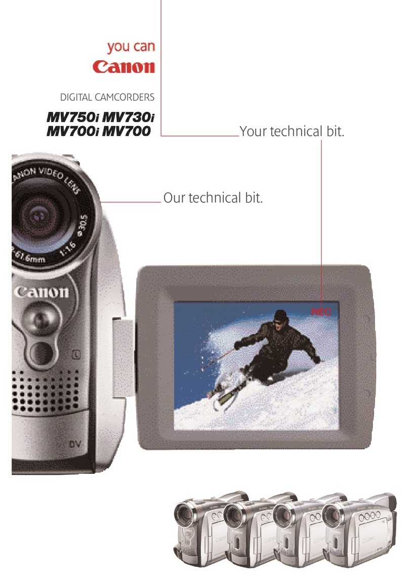 Canon MV700i User manual
