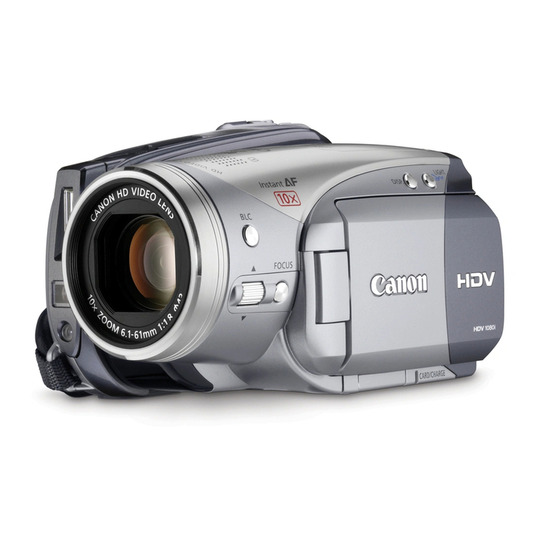 Canon HV20 - VIXIA Camcorder - 1080i instruction manual