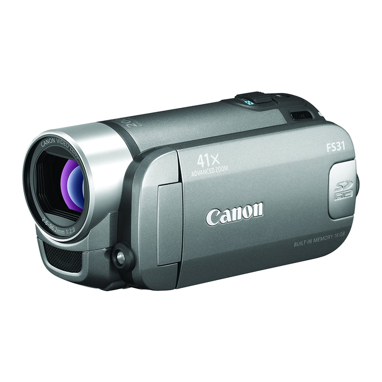 Canon FS30 User manual Canon FS30 User manual