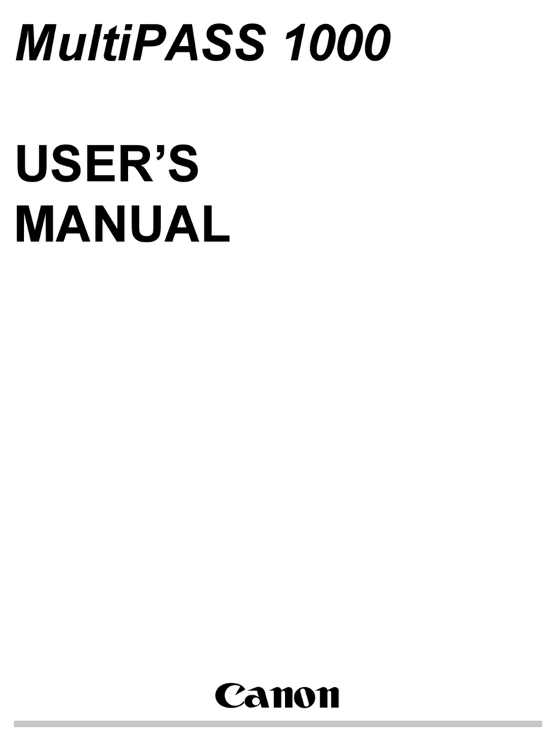 Canon MP 1000 User manual