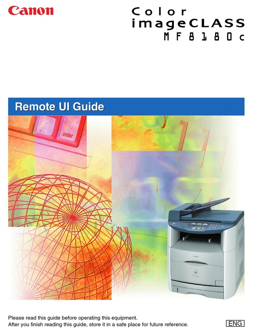 Canon Color imageCLASS MF8180c Remote ui guide