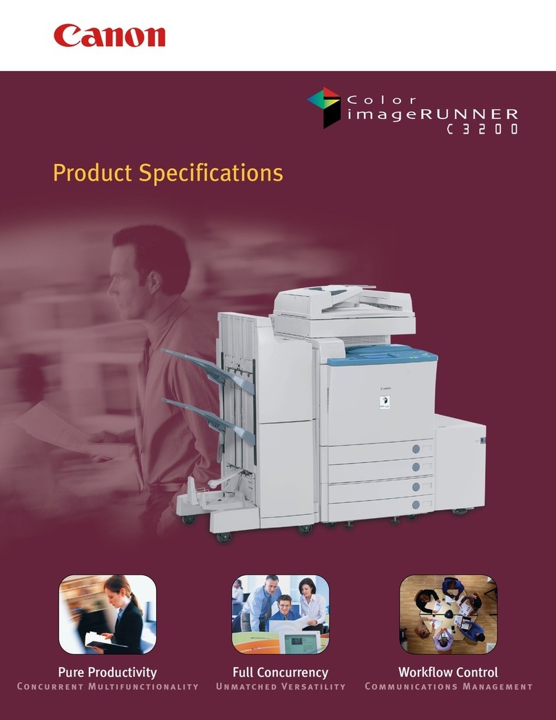 Canon Color imageRUNNER C3200 Installation instructions