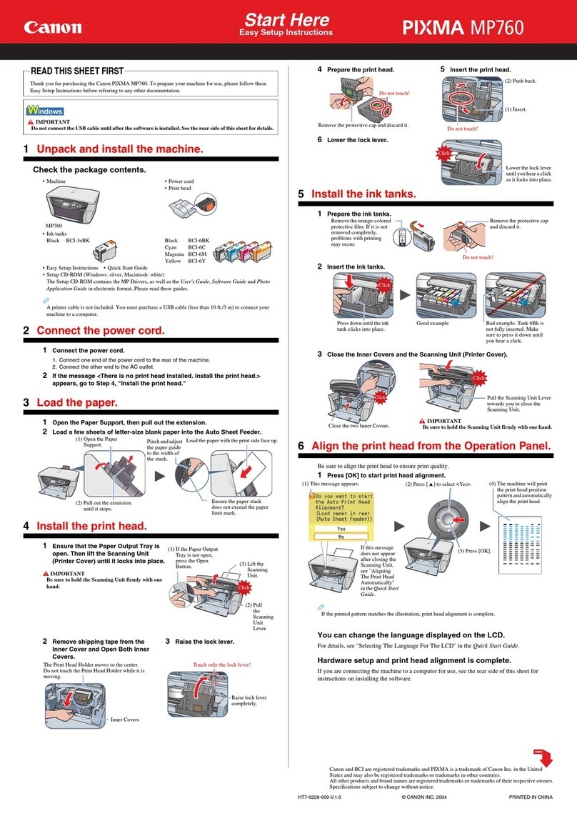 Canon PIXMA MP760 user manual