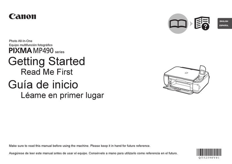 Canon MP490 series User manual