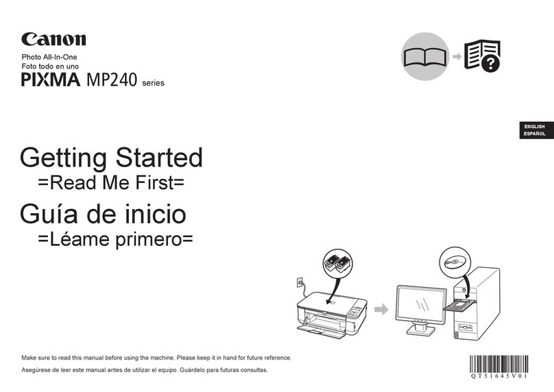 Canon PIXMA MP240 User manual