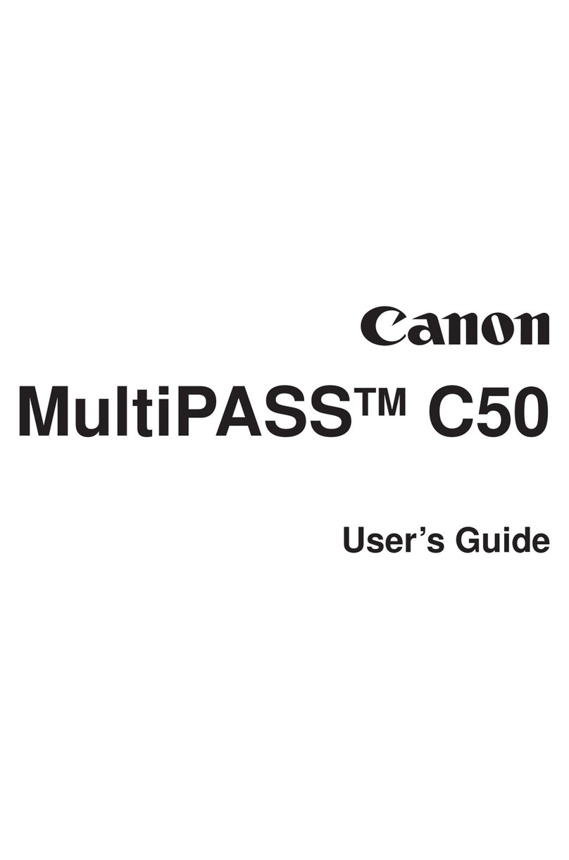 Canon MultiPASSTM C50 User manual
