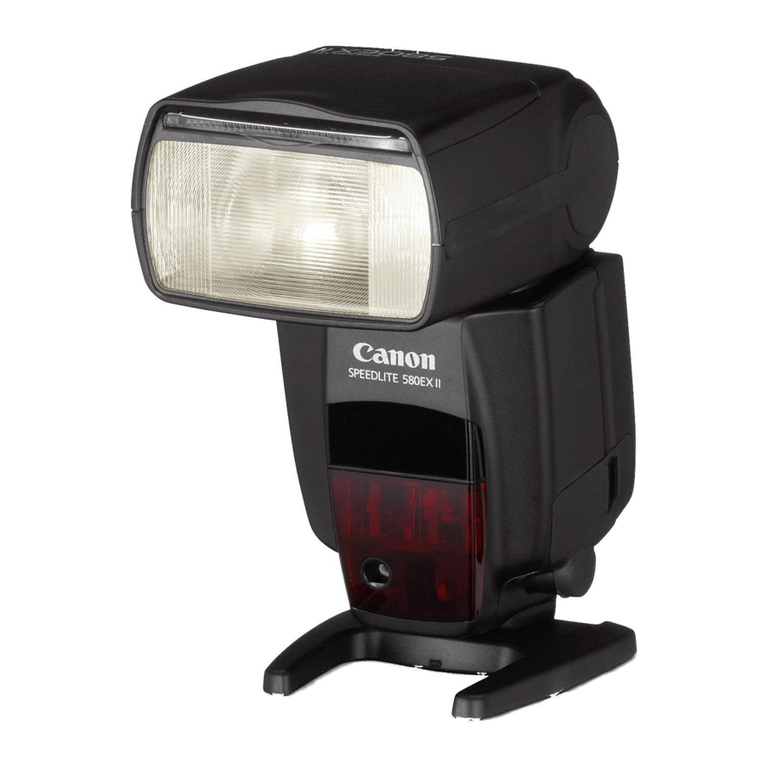 Canon 580EX - Speedlite II - Hot-shoe clip-on... instruction manual
