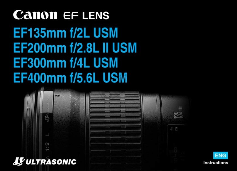 Canon EF200 mm instructions
