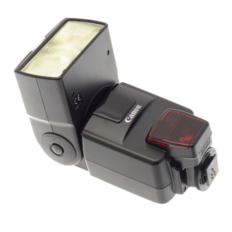 Canon 550EX - Speedlite - Hot-shoe clip-on Flash instructions