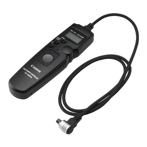 Canon TIMER REMOTE CONTROLLER TC-80N3 User manual Canon TIMER REMOTE CONTROLLER TC-80N3 User manual