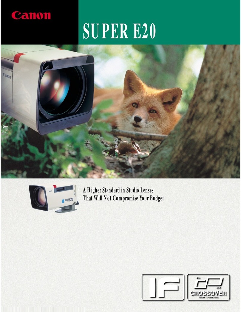 Canon SUPER E20 Brochure & specs