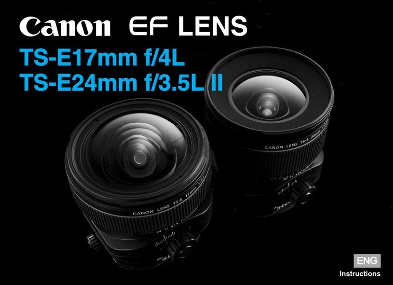 Canon TS-E17MM F/4L instructions