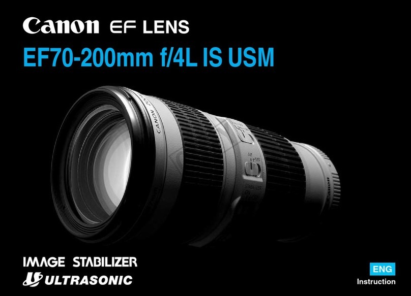 Canon IMAGE STABILIZER EF70-200MM F/4L IS USM User manual