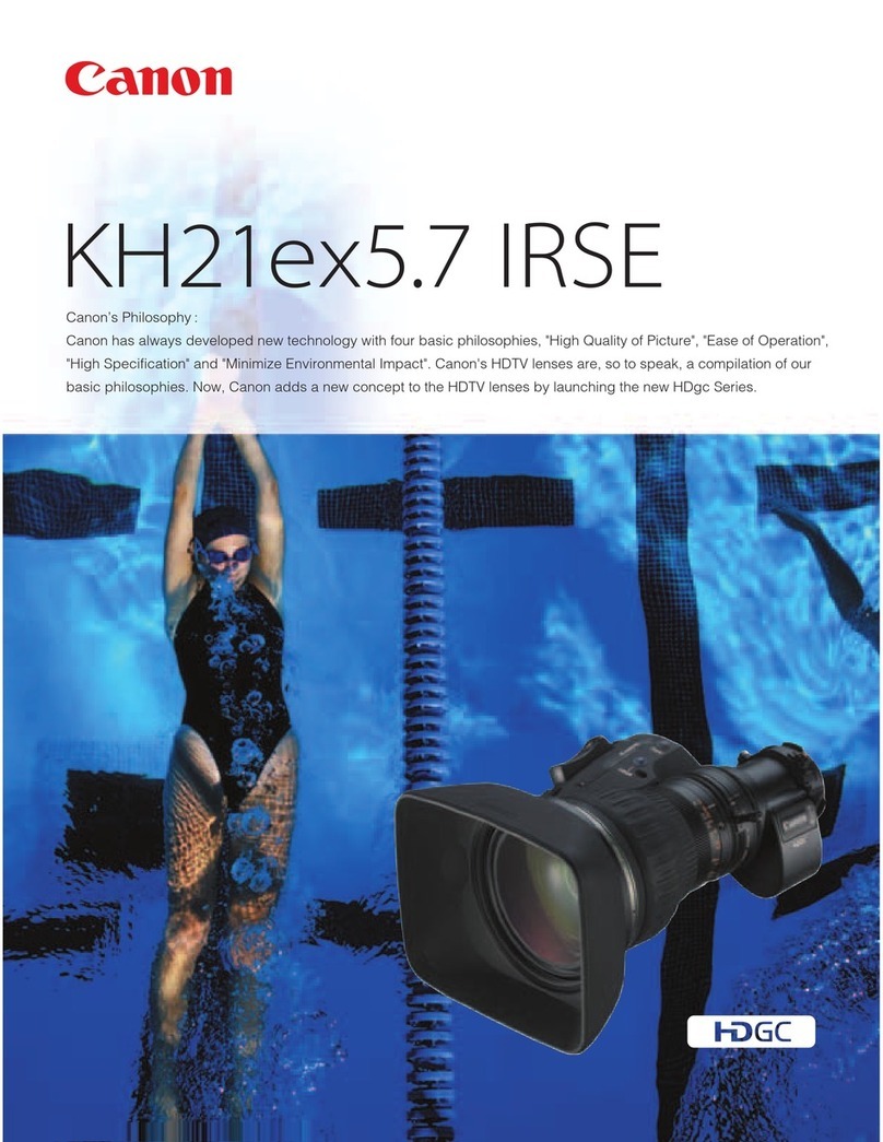 Canon KH21ex5.7 IRSE User manual