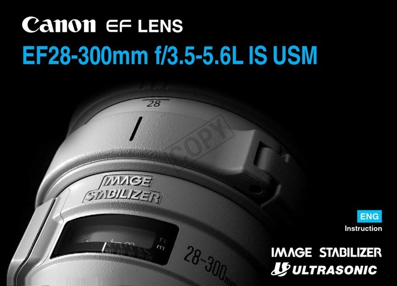 Canon EF 28-300mm f/3.5-5.6L IS USM User manual Canon EF 28-300mm f/3.5-5.6L IS USM User manual