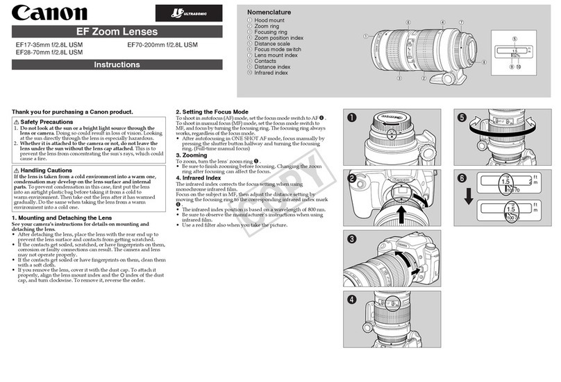 Canon EF 70-200mm f/2.8L IS II USM User manual