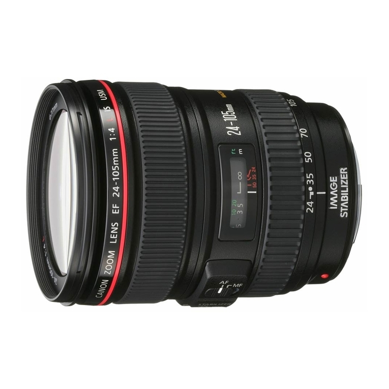 Canon EF24-105MM F/4L IS USM User manual