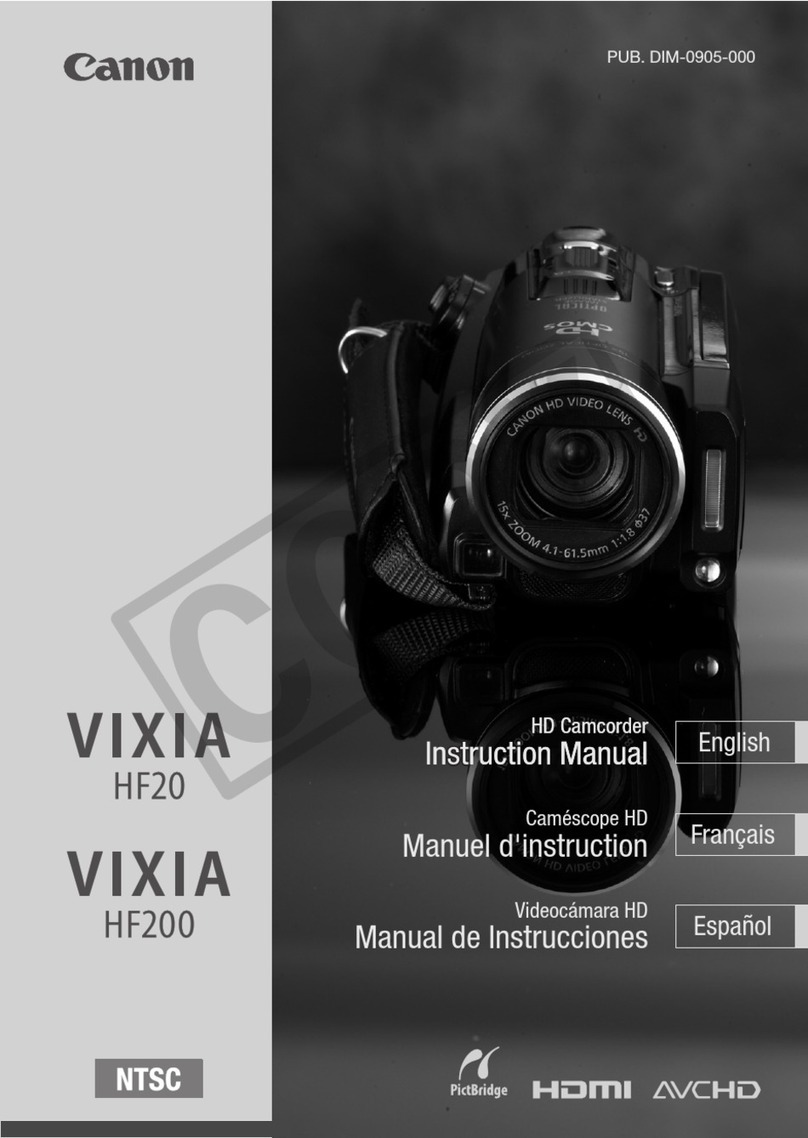 Canon VIXIA HF20 User manual