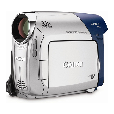 Canon ZR 800 - Camcorder - 680 KP User manual