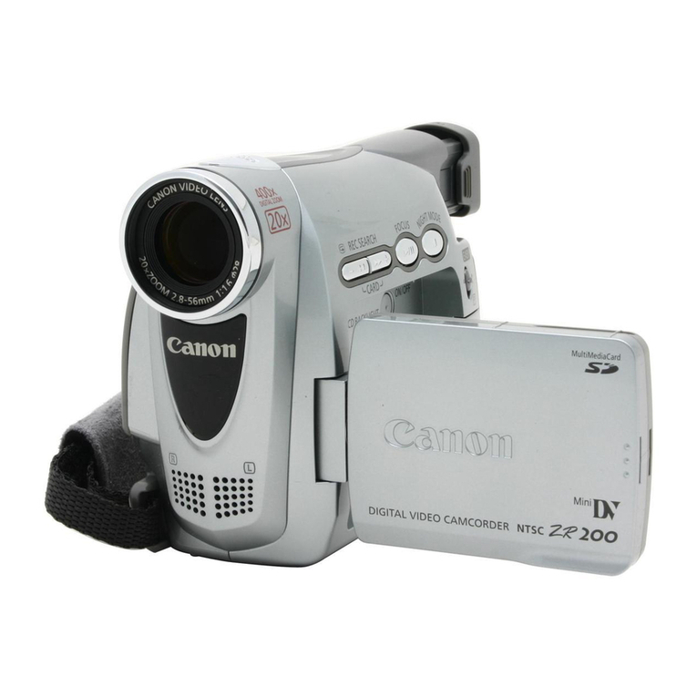 Canon ZR200 User manual