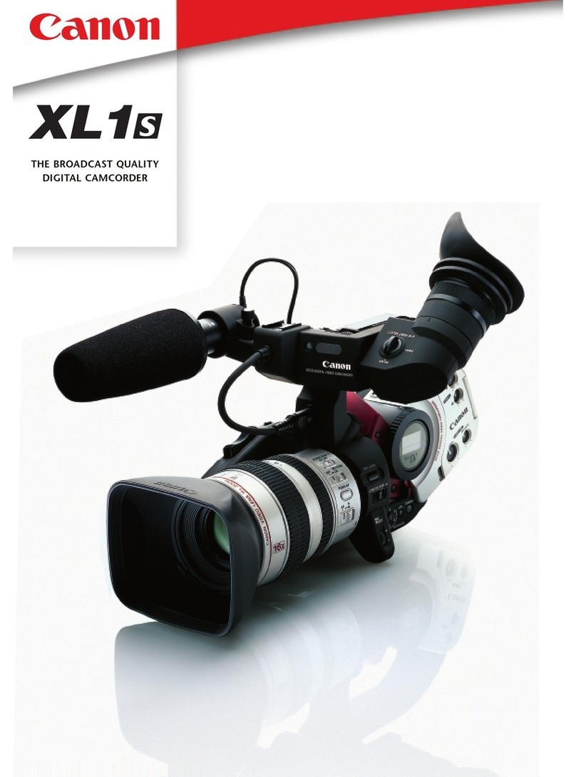 Canon XL1 XL1 S User manual Canon XL1 XL1 S User manual