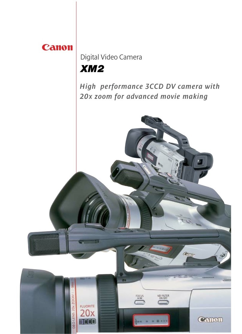 Canon XM2 Brochure & specs