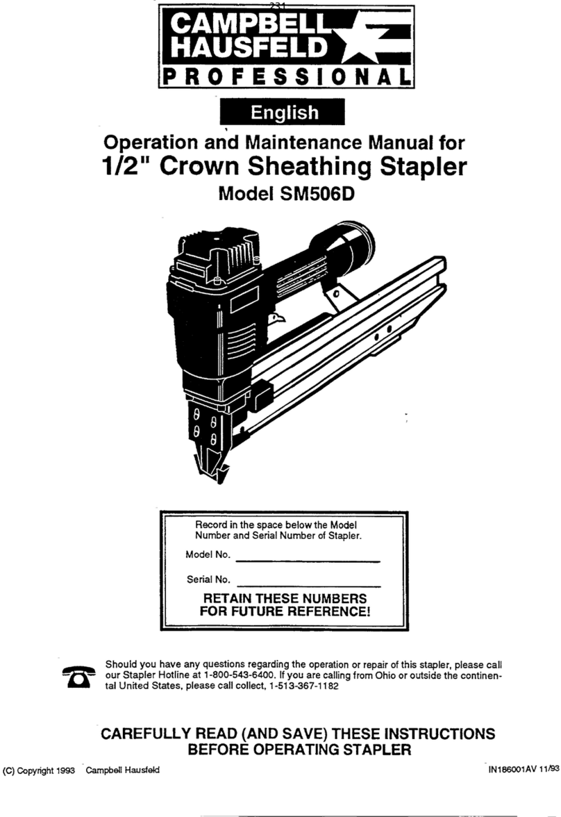 Campbell Hausfeld IN186001AV User manual