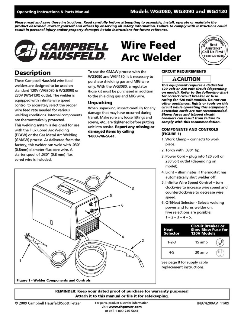 Campbell Hausfeld IN974200AV Service manual Campbell Hausfeld IN974200AV Service manual