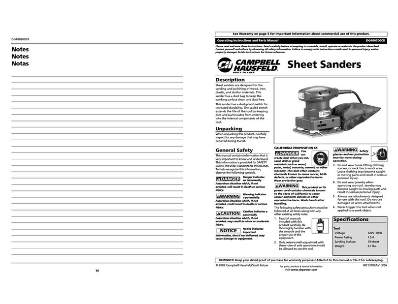 Campbell Hausfeld DG480200CK Service manual
